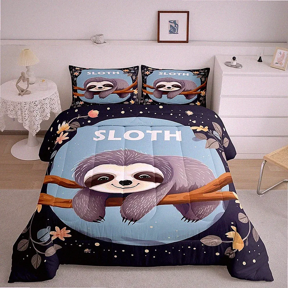 3D Kids Comforter Bedding Set Microfiber Twin Full Queen King Pillowcase Decor