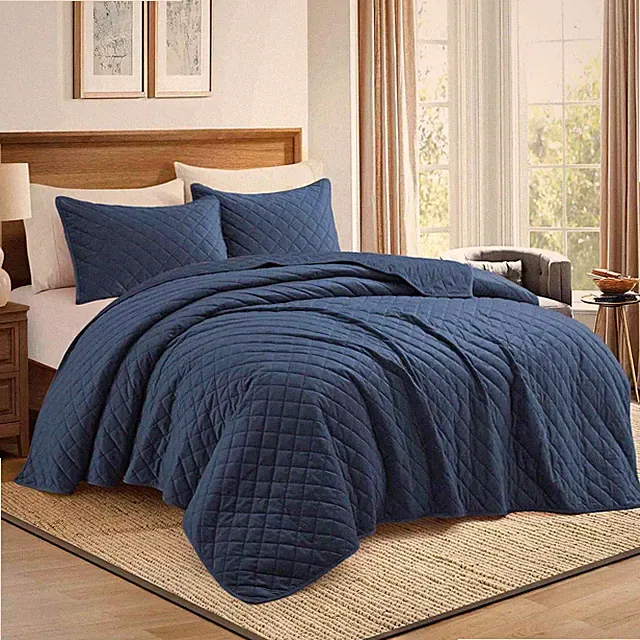 3PCS Oversized Bedspread Coverlet Set, Bed Cover Quilt Set King or Queen Size
